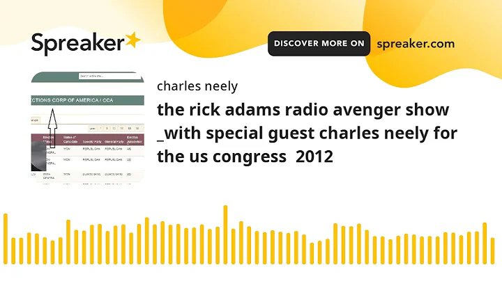the rick adams radio avenger show _with special gu...