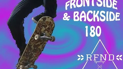 Refined Slow Motion Tutorial: How to Frontside 180 & Backside 180