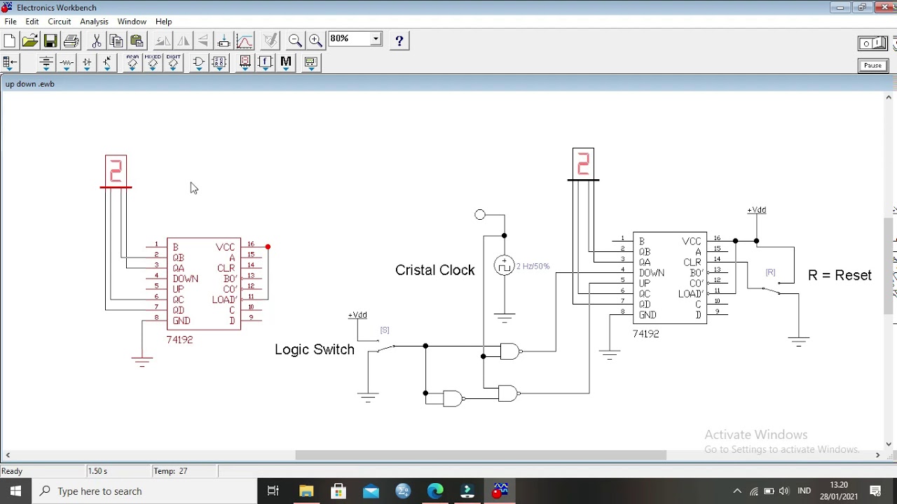 IC 74192 UP/Down Counter Datasheet PDF, Circuit, Pin Diagram