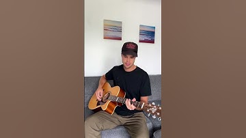 Thumbnail of Back in the saddle Luke Combs guitar #newcountry #newmusic #newsong