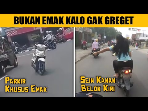 EMAK-EMAK MAH BEBAS!! Kelakuan Barbar Emak-Emak Sang Penguasa Jalanan