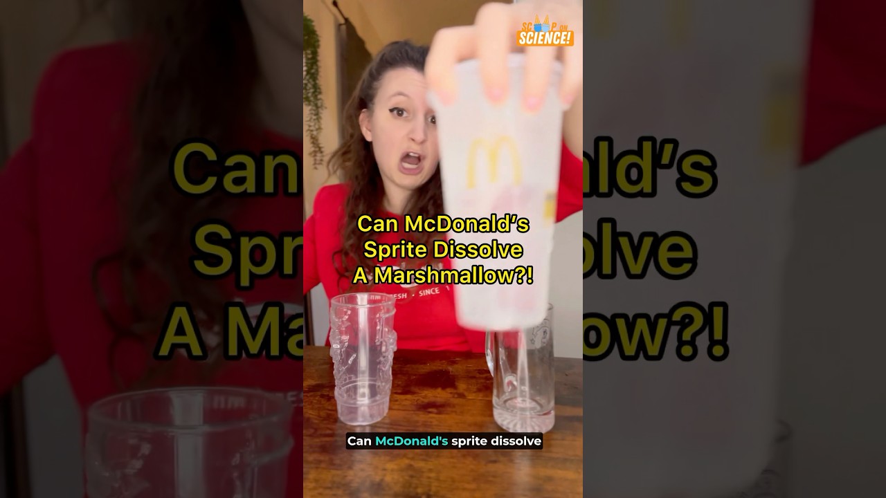 Can YOU solve this science experiment? #shorts #scienceexperiment #scienceathome #mcdonalds #kids