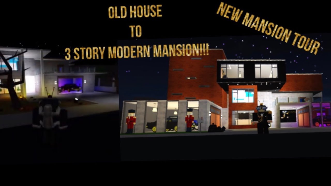 My New Modern Mansion on Bloxburg!!!🤑😱 - YouTube