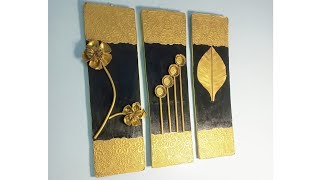 Diy wall art with recycling materials. How to make a wall art.