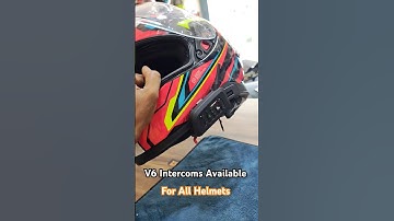 V6 Intercom Installed In Axor Helmet #shorts #viralshorts #shortsfeed #jaipur #bikeaccessories #tbb