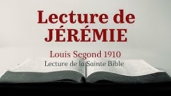 JÉRÉMIE (Bible Louis Segond 1910)