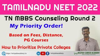 Priority Order for Tamil Nadu Private Medical Colleges 2022 -Fees, PG Courses, Distance Patient Flow