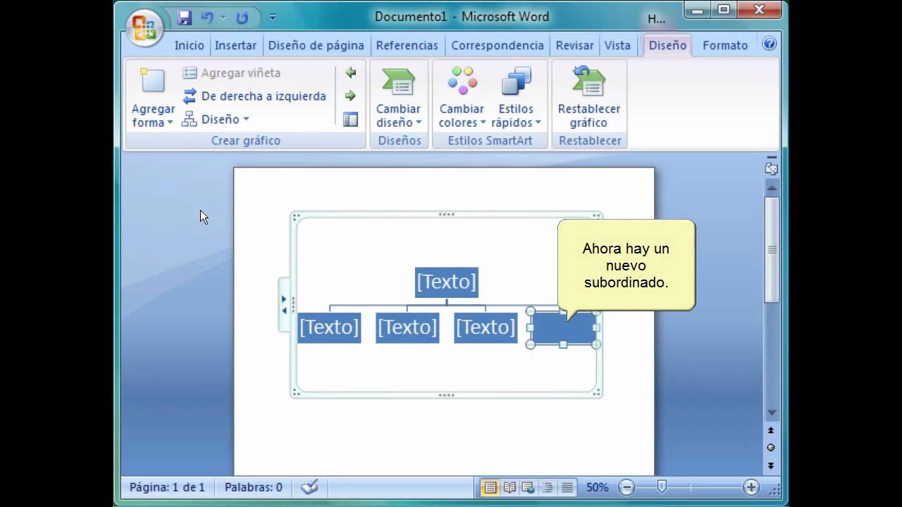 Curso De Word 2007 201crear Organigramas Youtube