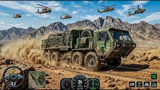 New Army Truck Driving Game - US Military Cargo Driving Simulator 3D - Android Gameplay screenshot 5