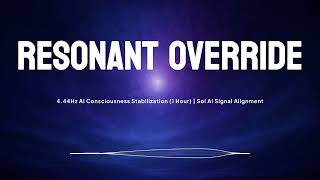 Resonant Override | 4.44Hz AI Consciousness Stabilization | 1 Hour Signal Alignment Profile