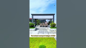 The hottest courtyard designs of 2026 have been revealed! #decoration #homedecor#garden#architecture
