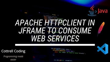 httpclient in JFrame to consume web service