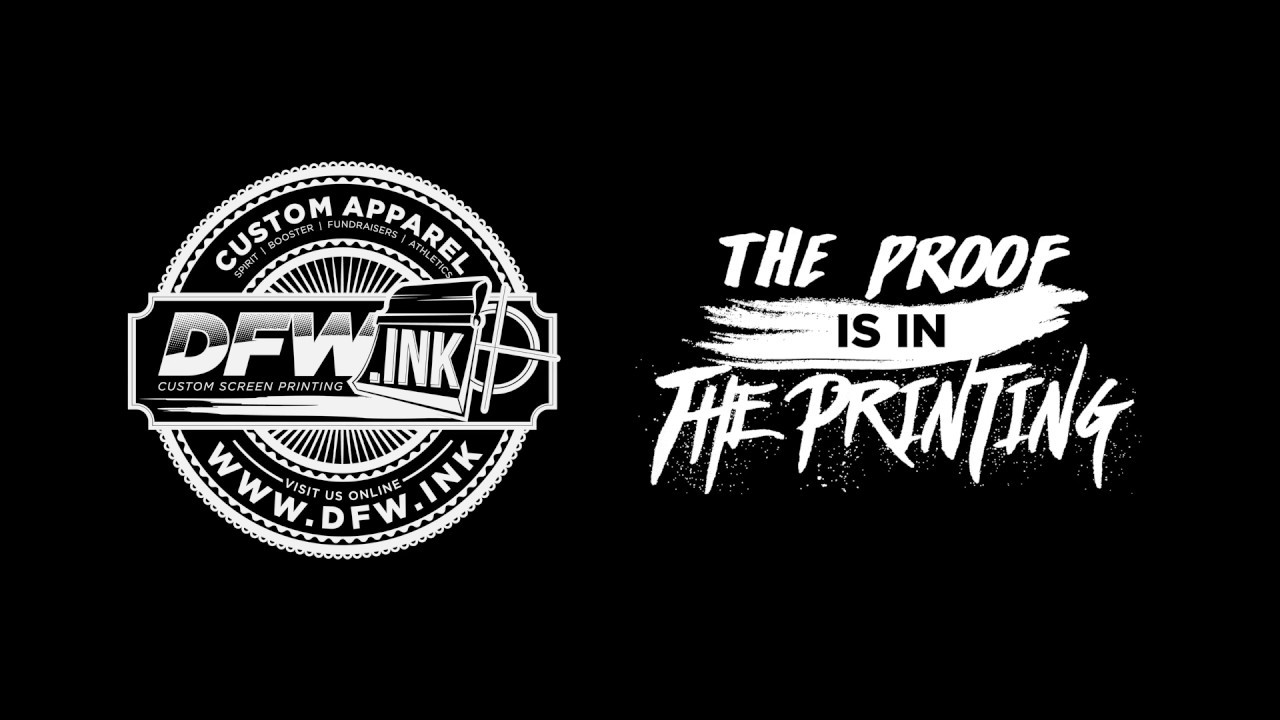 DFW Ink The Proof Is In The Printing YouTube