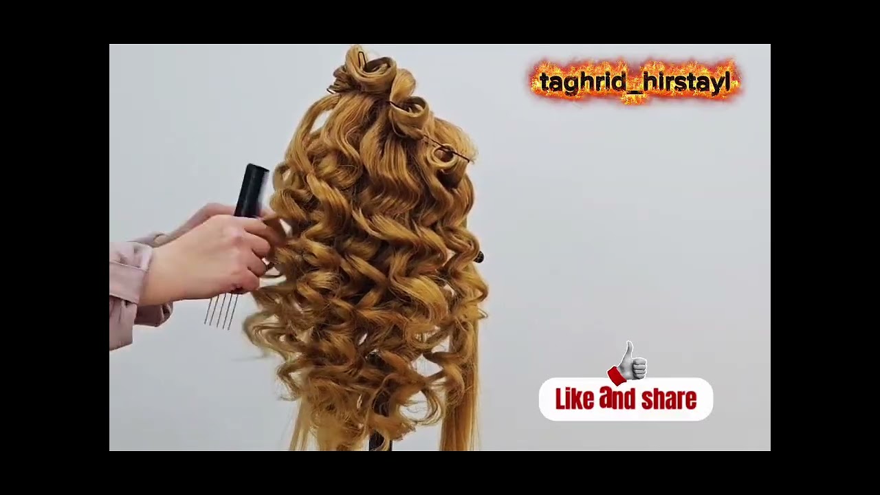 تسريحة الريترو الانيقة للحفلات والمناسبات 💇🏼‍♀️