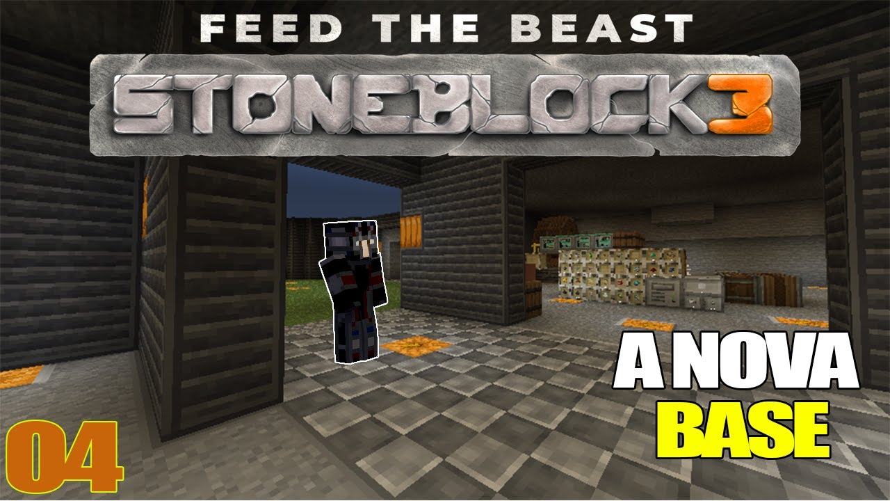 STONE BLOCK | A viagem até o NETHER e o novo estilo da BASE | #04