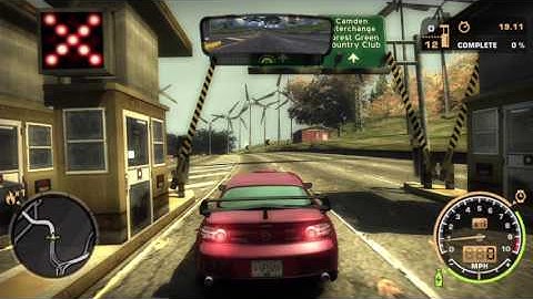 Need for Speed Most Wanted Tollbooth Petersburg & Camdem on AI mode