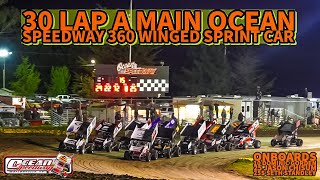 360 Winged Sprint Car A Main | April 26th, 2024 | Ocean Speedway, Watsonville, CA