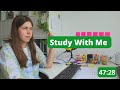 LIVE 6 HOURS Study With Me (60 min study + 10 min break)