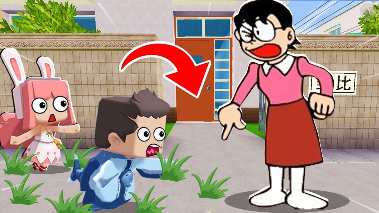 迷你世界：模拟大熊的生活，鱼玲面临着每天上学，和做家务的烦恼！