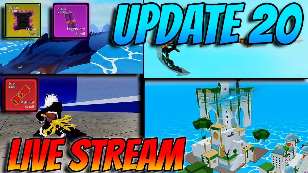 Roblox Blox Fruits Update 20: Scrolls, new weapons, and more