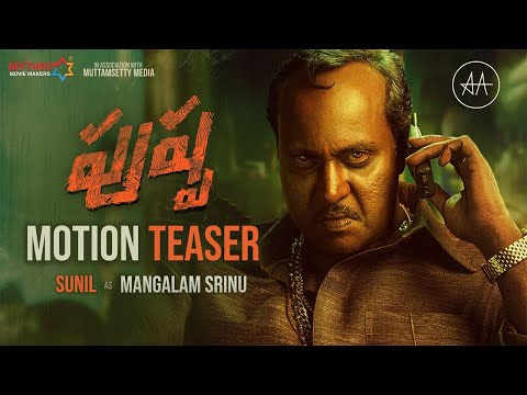 Pushpa Movie Motion Teaser | Sunil As Mangalam Srinu First Look | MS entertainments