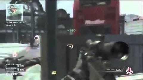 Modern Warfare 3 - MSR quickscope quadfeed on specops