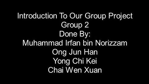 CZ2002 Assignment Video -- Group 2 SS1