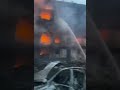Жилой дом в городе Кривой Рог после российского ракетного обстрела