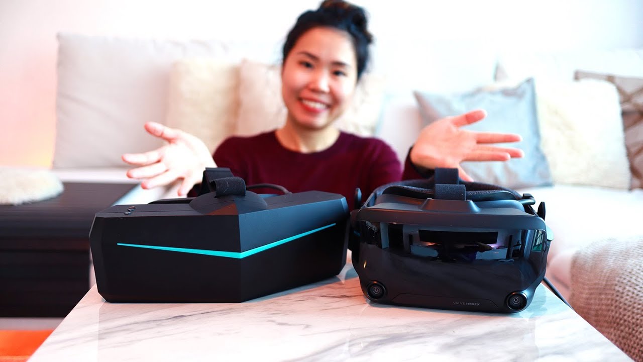 Two Wide FOV VR Headsets Compared! (Pimax 5K+ vs Valve Index) - YouTube