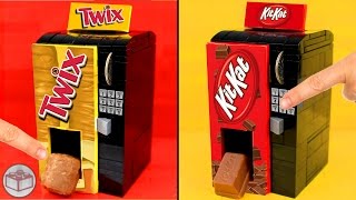 How to Build Custom LEGO Vending Machines | Kit Kat, Twix, Snickers
