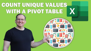 How to count unique values in Excel with a Pivot Table