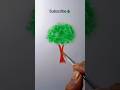 Tree Painting /Art video #shots #painting #art #tutorial