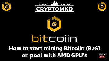 How to start mining Bitcoiin (B2G) on pool with AMD GPU