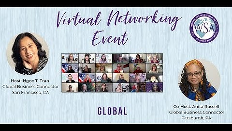 GLOBAL VIRTUAL NETWORKING EVENT - JULY 27