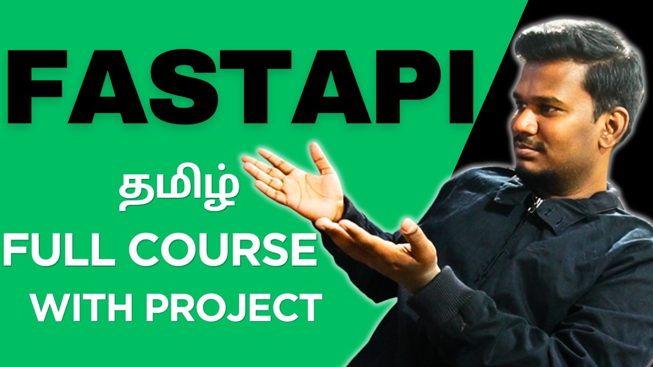 Python's FastAPI full tutorial for Beginners in Tamil - YouTube