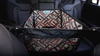 Capa pet impermeável para carro PLUS PREMIUM 45cm + guia para cinto