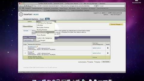 WSA Centralised Management