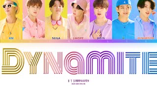 Dynamite - BTS (방탄소년단) [Lyrics Eng]