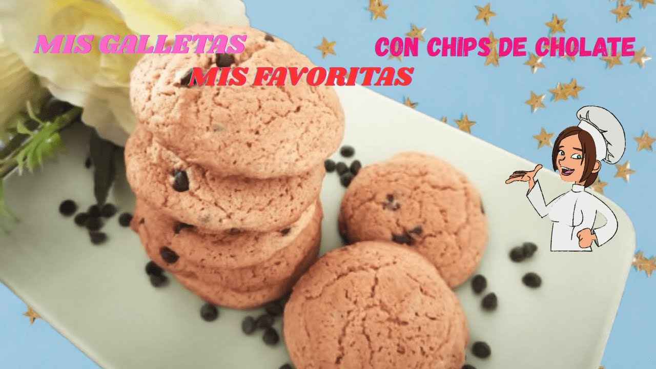 Receta de Galletas con Chips de Chocolate  las Mejores que Probaras 