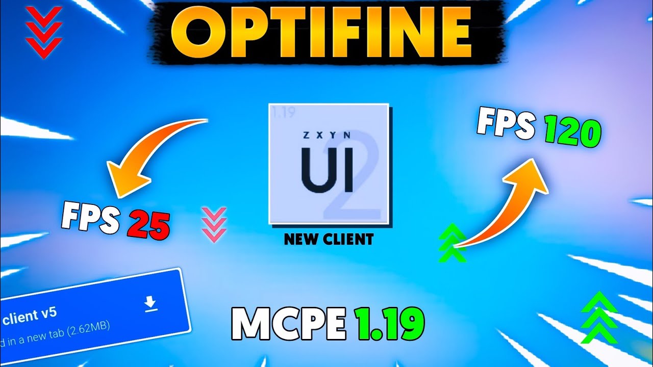 Best UI CLIENT for Minecraft PE 1.19+ || quick loot, quick setting ...