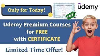 Udemy Free Courses with Certificate | Udemy Coupon Code 2022 | Free Certificate