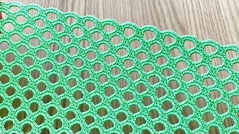 INCREDIBLE and EASY Crochet Mesh Lace Shawl,Blouse, Runner, Baby Blanket Model