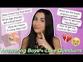 Answering Questions About Boys, Love & Intimacy (GIRL TALK) | Just Sharon