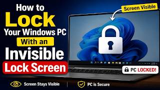 How to Lock Your Windows PC With an Invisible Lock Screen 
