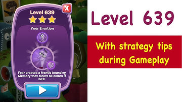 Inside Out Thought Bubbles - Level 639 - Tips and Strategy Gameplay Walkthrough Youtube No Boosters