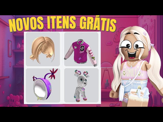 Novos itens gratis no roblox 🤩🤩 #itensgratis #TheTown2023 #itensgrat