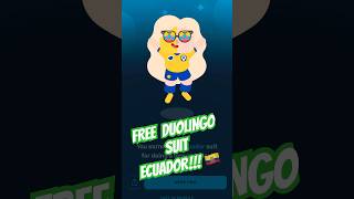 Duolingo world cup suits are free if you do your lesson!! 🦉 #duolingo