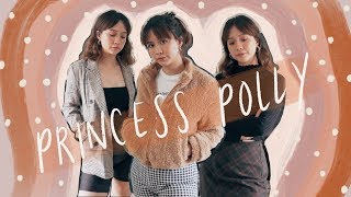 Princess Polly clothing haul + try on!