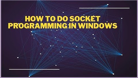 Socket Programming in Windows. TCP/UDP Echo server. C/C++