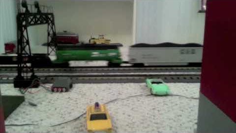 MTH O Gauge DCS Layout: CSX and Union Pacific